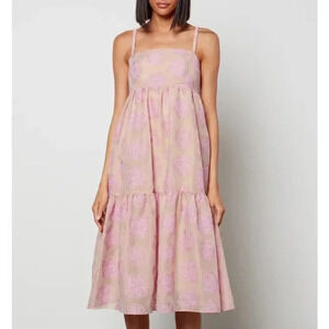 NWT Baum Und Pferdgarten Women's Aviana Midi Dress